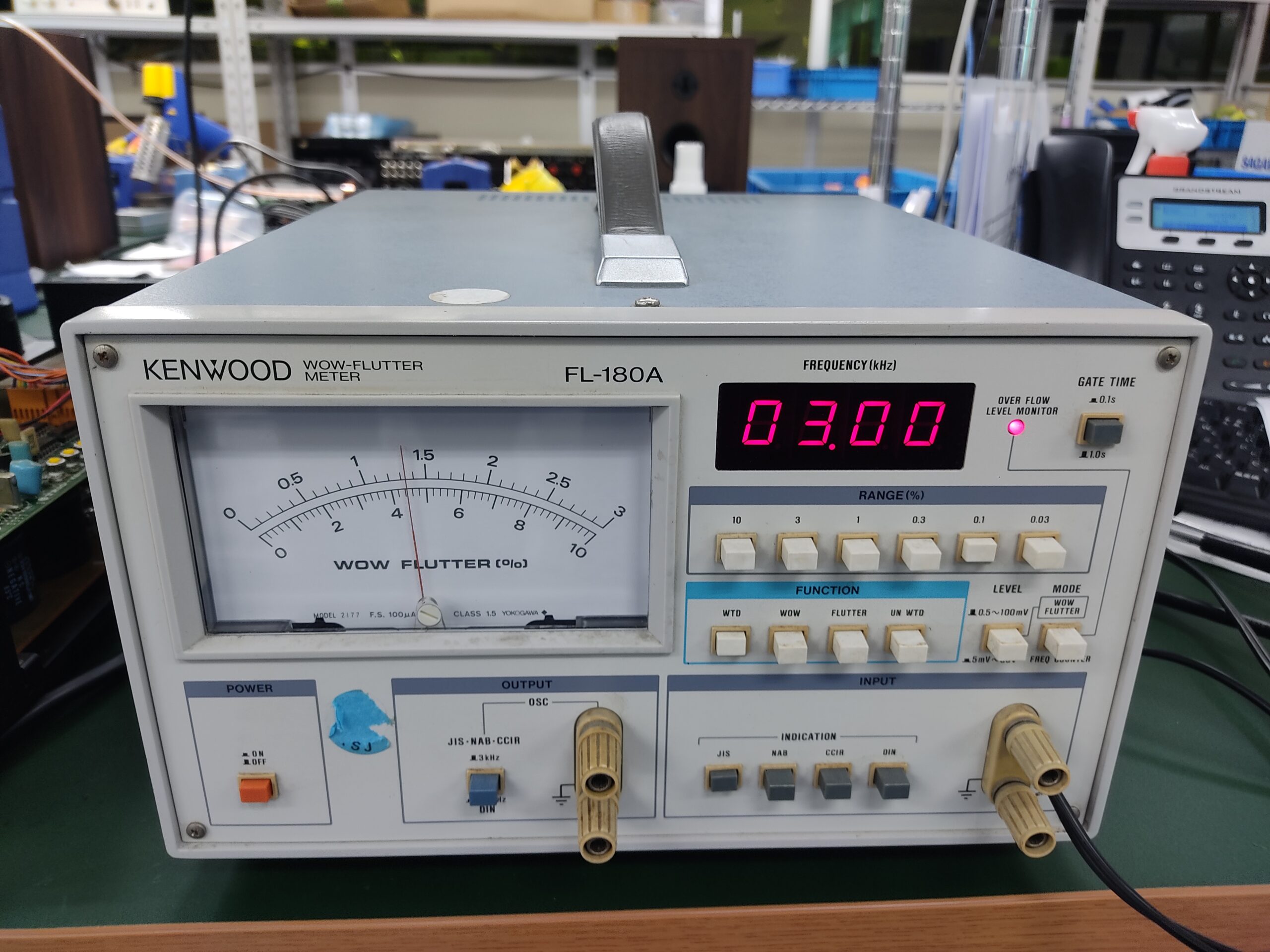 ワウフラッターメーター FL-180A