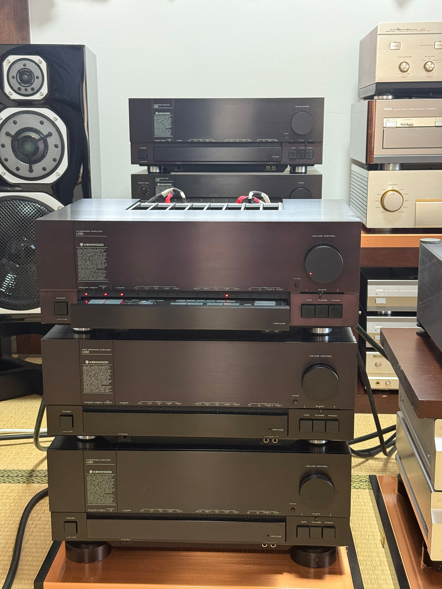 K様のお部屋には4台のL-02Aが鎮座