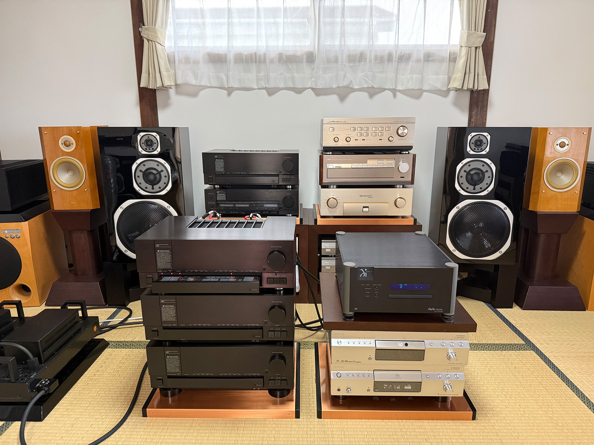 L-02AとスピーカーはNS-1000M（改）